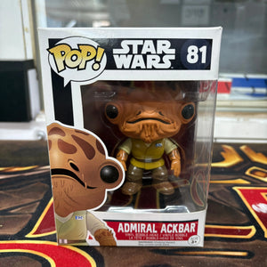 Funko Pop! Vinyl: Star Wars - Admiral Ackbar #81 FRENLY BRICKS - Open 7 Days