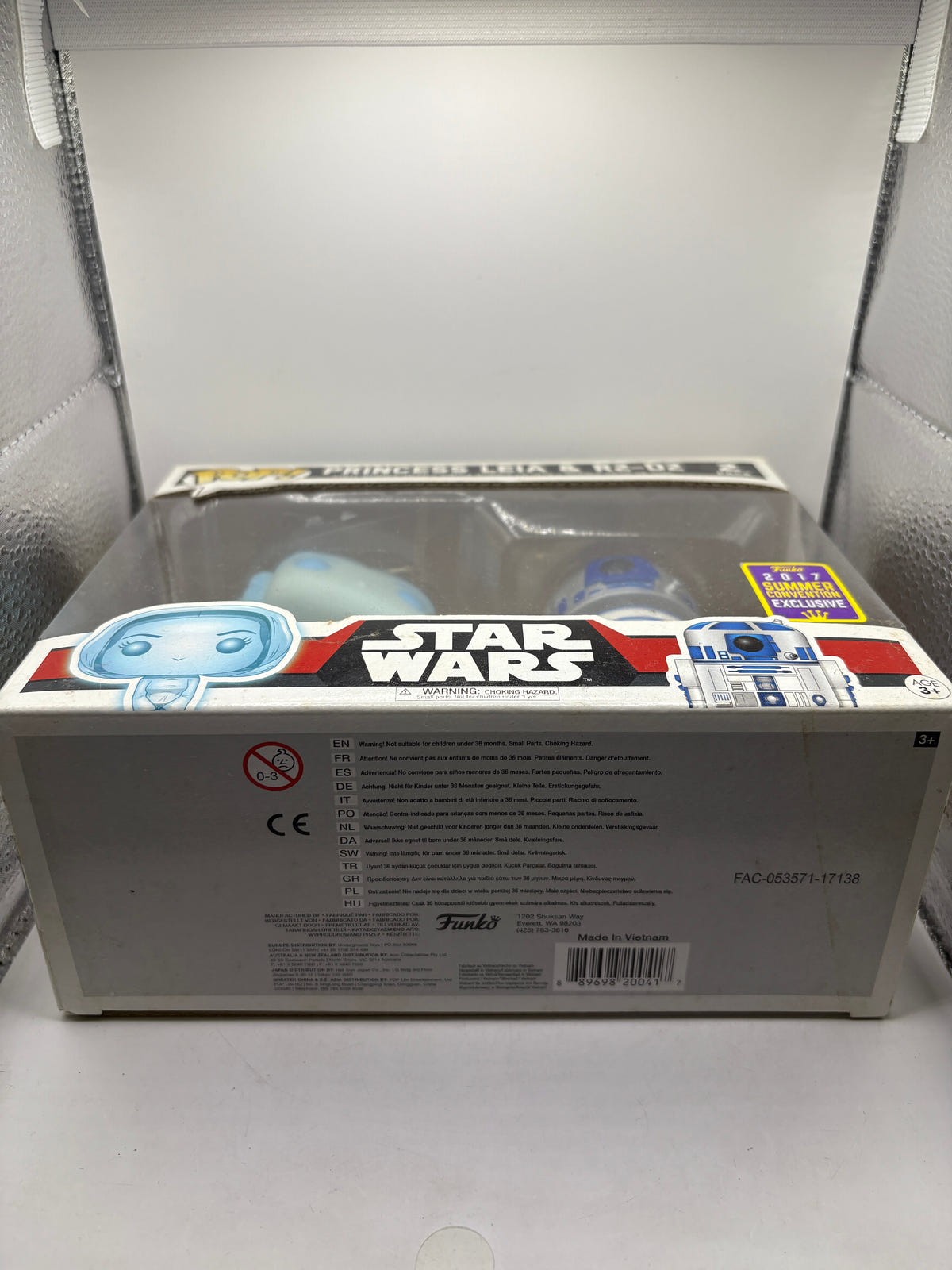Funko POP! Princess Leia & R2-D2 2 Pack 2017 Summer Convention, photo 6 image 6