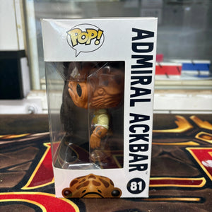 Funko Pop! Vinyl: Star Wars - Admiral Ackbar #81 FRENLY BRICKS - Open 7 Days