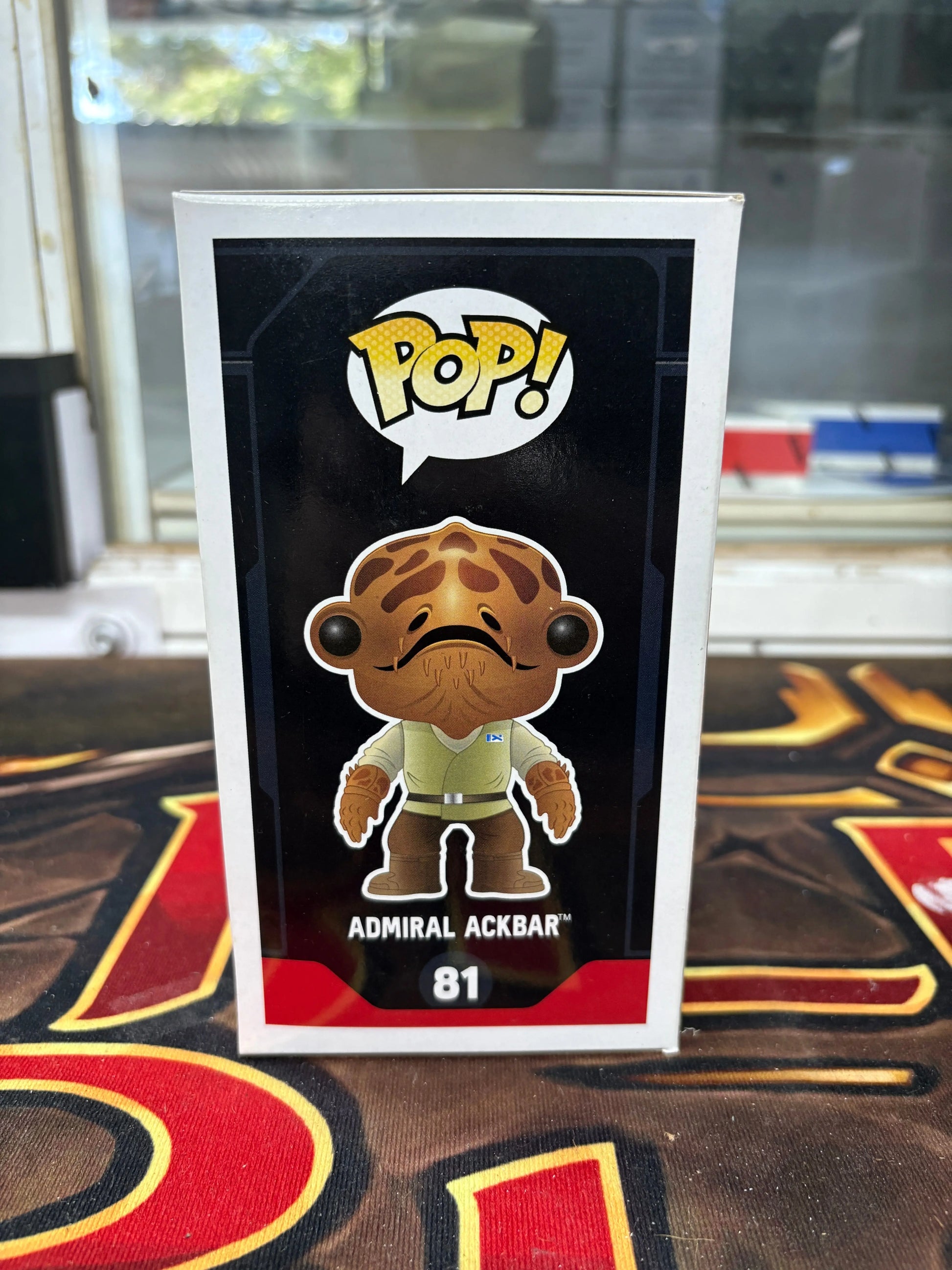 Funko Pop! Vinyl: Star Wars - Admiral Ackbar #81 FRENLY BRICKS - Open 7 Days
