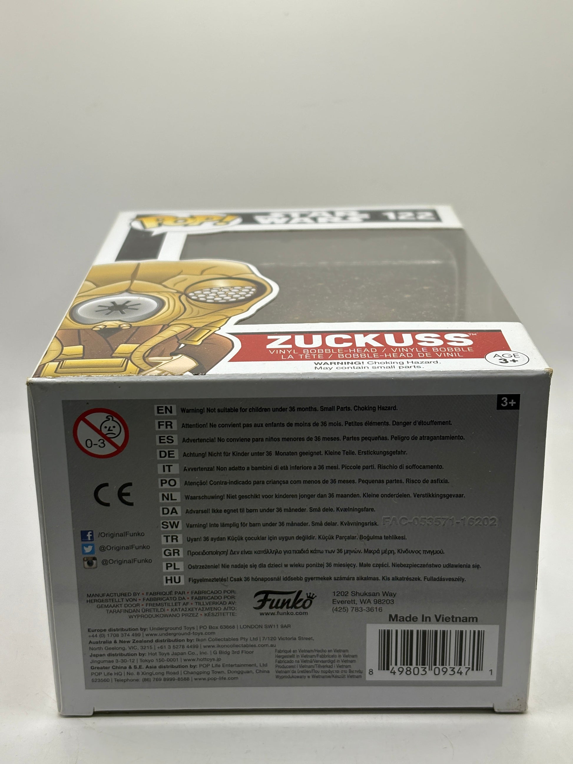 Funko POP! Star Wars #122 Zuckuss Vinyl Bobble Head FRENLY BRICKS - Open 7 Days