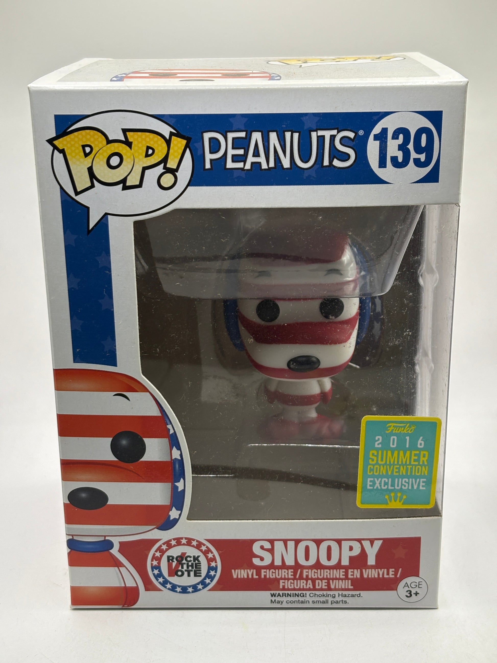 Funko POP! Peanuts #139 Snoopy 2016 Summer Convention Exclusive Vinyl Figure FRENLY BRICKS - Open 7 Days