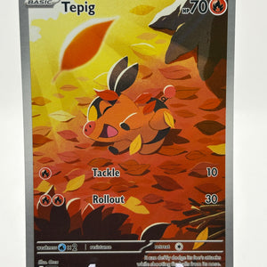 Pokemon TCG White Flare - Tepig 096/086 Illustration Rare NM FRENLY BRICKS - Open 7 Days