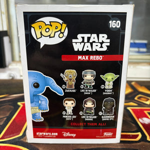 Funko POP! Star Wars Max Rebo Speciality Series Exclusive #160 FRENLY BRICKS - Open 7 Days