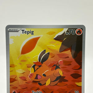 Pokemon TCG White Flare - Tepig 096/086 Illustration Rare NM FRENLY BRICKS - Open 7 Days