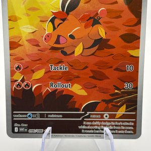Pokemon TCG White Flare - Tepig 096/086 Illustration Rare NM FRENLY BRICKS - Open 7 Days