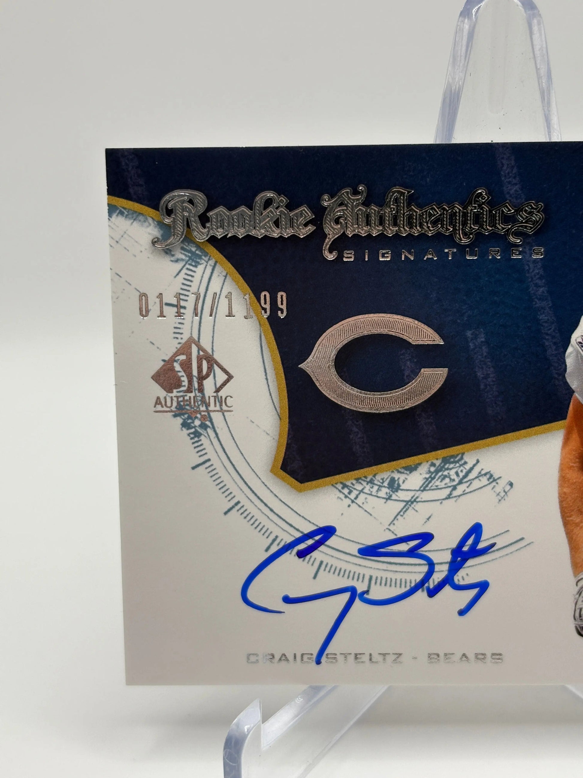 2008 SP Authentic Football #214 Craig Steltz Auto /1199 Rookie On Card FRENLY BRICKS - Open 7 Days