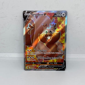 Greedent V 256/264 Full Art  Fusion Strike ( LP ) FRENLY BRICKS - Open 7 Days