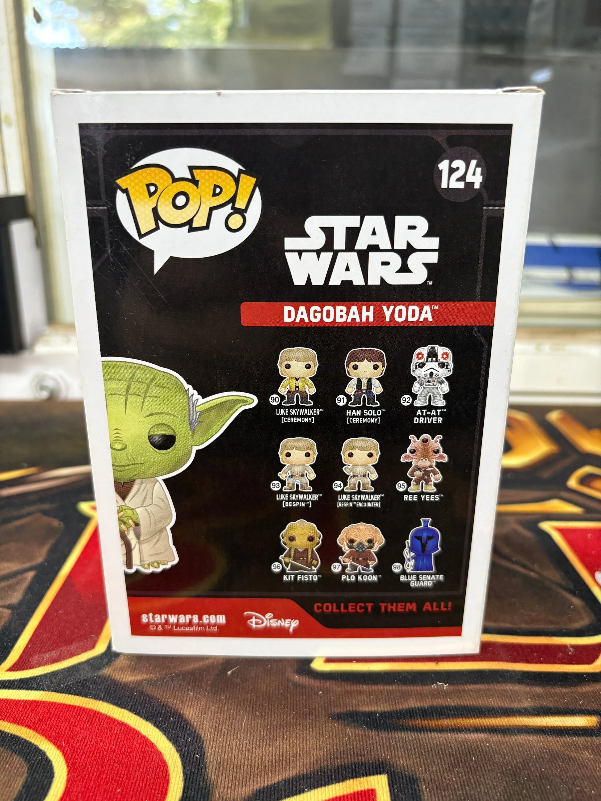 Funko POP! Star Wars Black Box Yoda on Dagobah #124 Vinyl Figure FRENLY BRICKS - Open 7 Days
