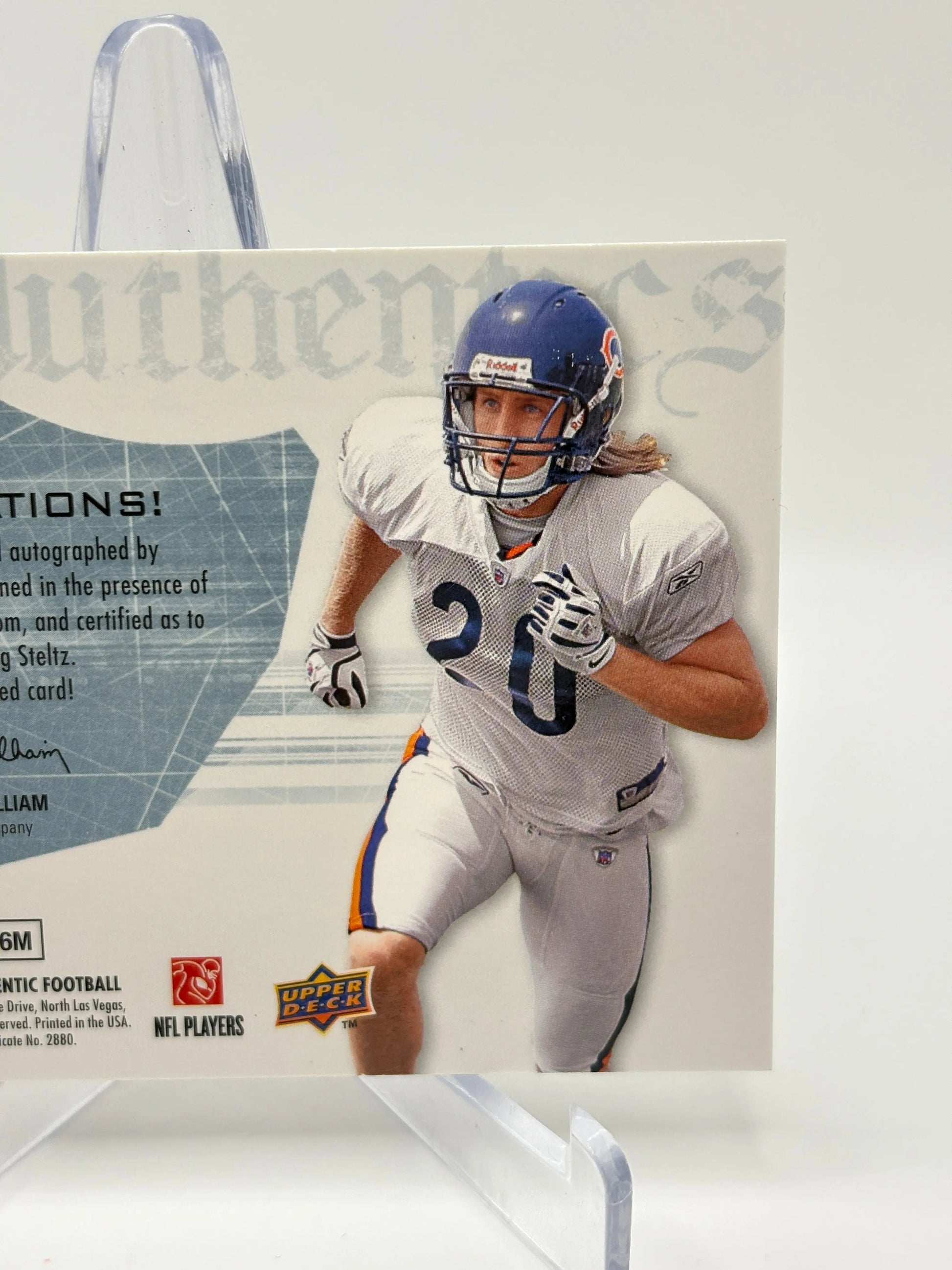 2008 SP Authentic Football #214 Craig Steltz Auto /1199 Rookie On Card FRENLY BRICKS - Open 7 Days