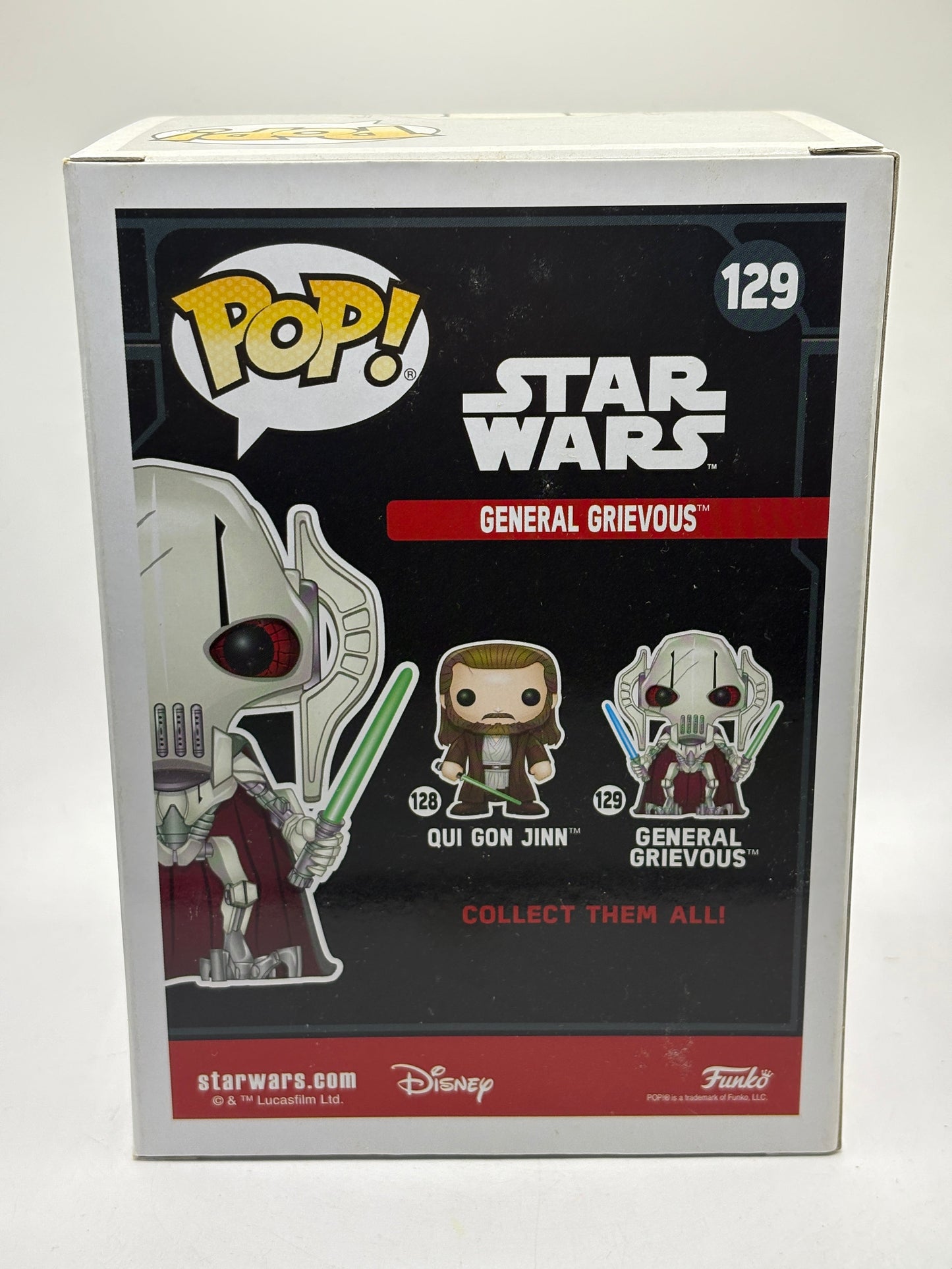 Funko POP! Star Wars #129 General Grievous Vinyl Bobble Head FRENLY BRICKS - Open 7 Days