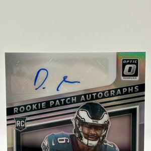 2021 Panini Donruss Optic #RPA-DS Devonta Smith /25 RPA Rookie Auto Silver FRENLY BRICKS - Open 7 Days