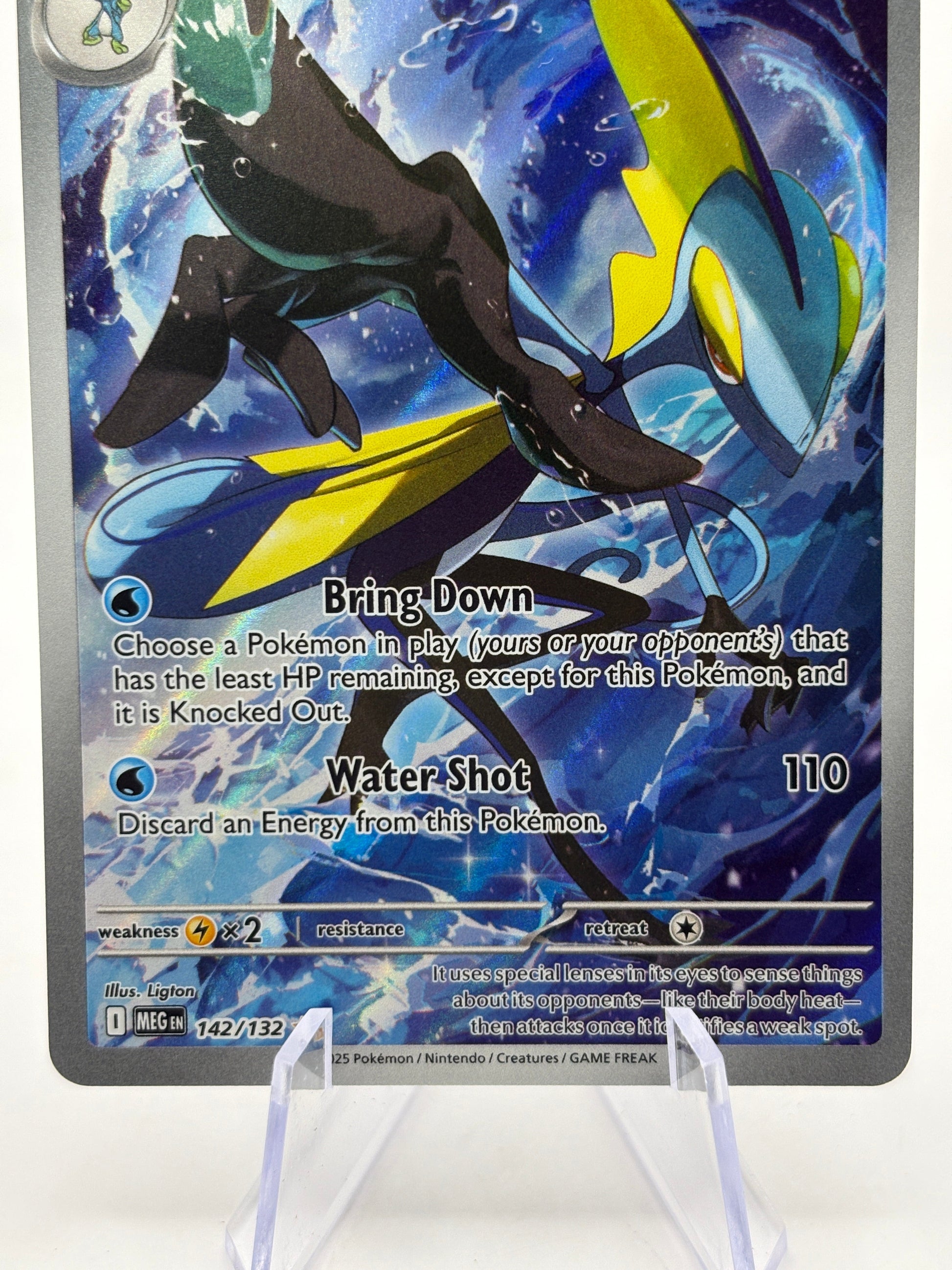 Pokemon TCG Mega Evolution- Inteleon 142/132 Illustration Rare NM FRENLY BRICKS - Open 7 Days