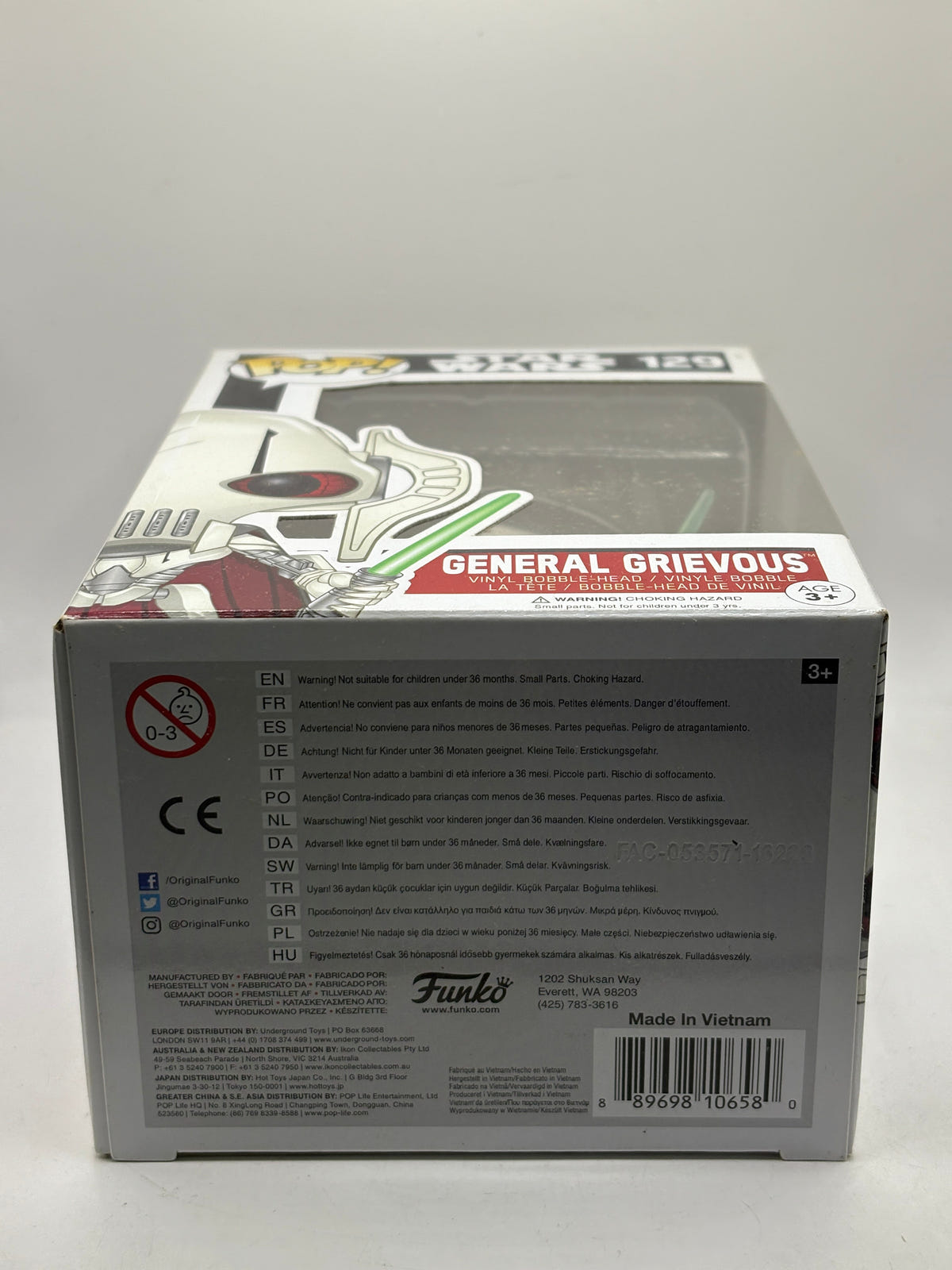 Funko POP! Star Wars #129 General Grievous Vinyl Bobble Head, photo 6 image 6