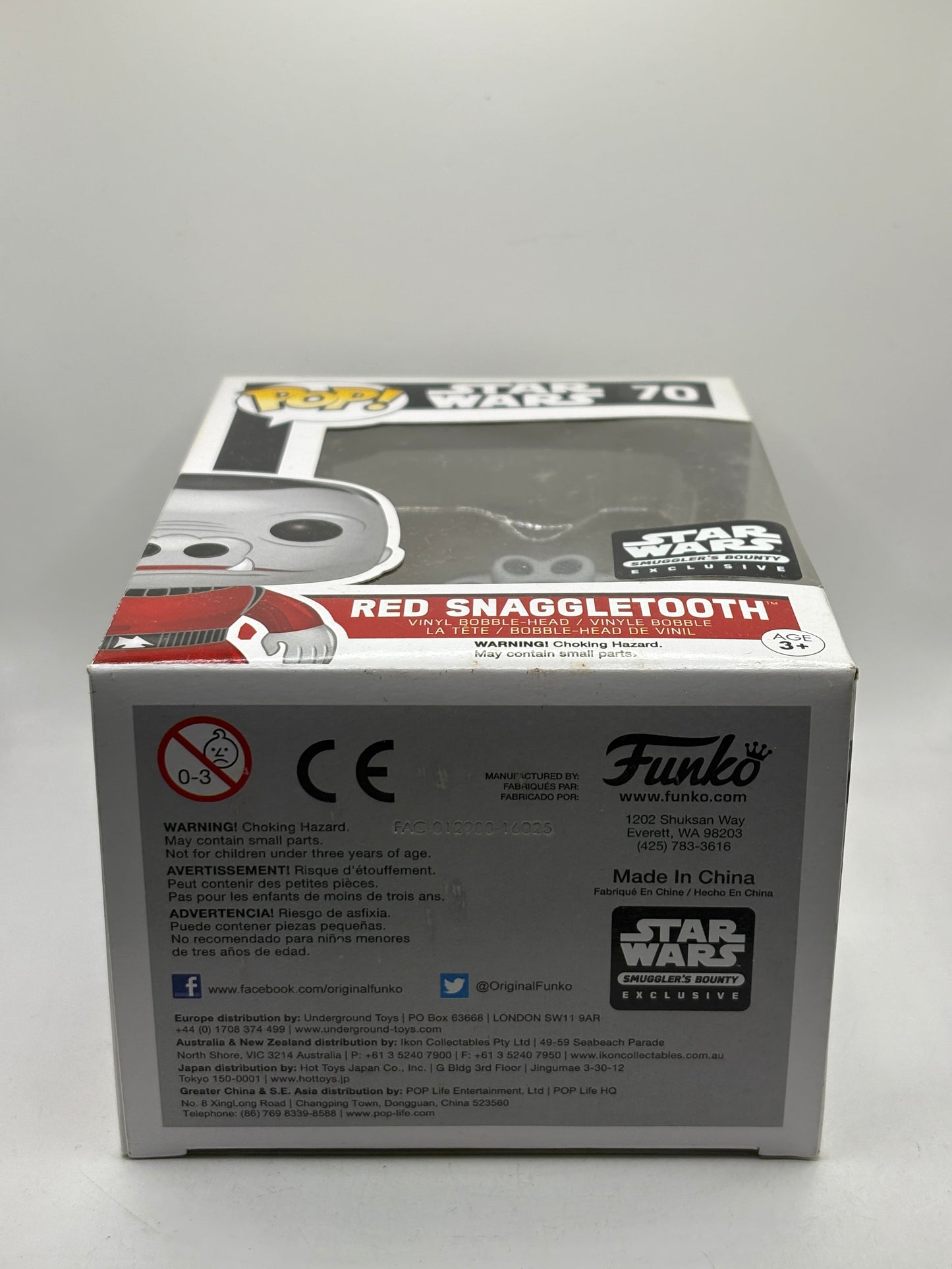 Funko POP! Star Wars #70 Red Snaggletooth Smugglers Bounty Exclusive FRENLY BRICKS - Open 7 Days