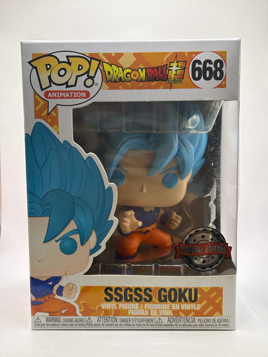 Funko POP! Animation Dragon Ball Super #668 SSGSS Goku Special Edition Figure