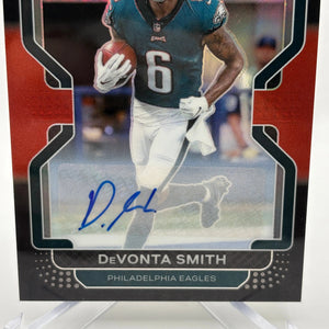 2021 Panini Chronicles Prizm #PB-8 Devonta Smith Black Red Auto /99 Rookie FRENLY BRICKS - Open 7 Days