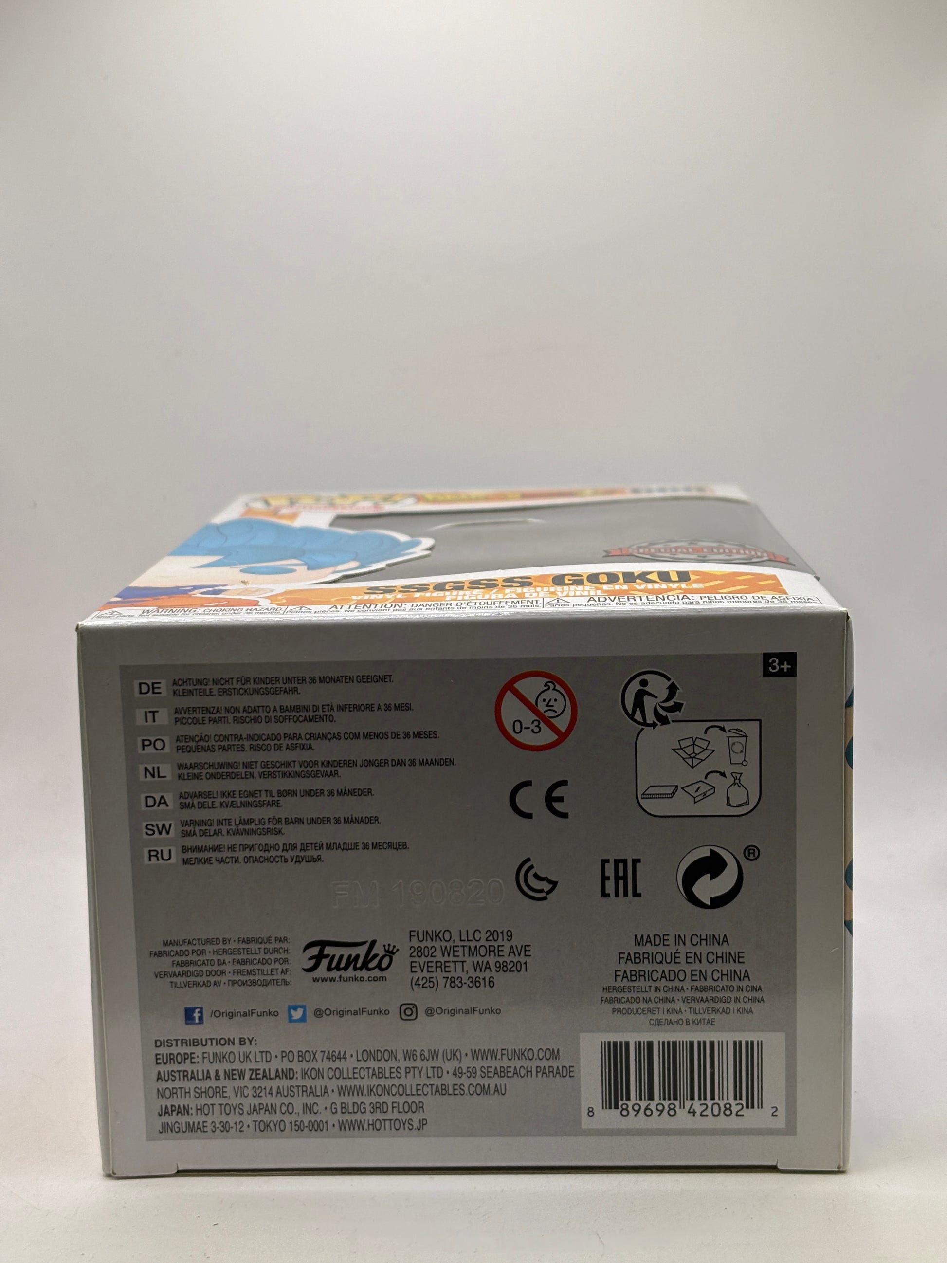 Funko POP! Animation Dragon Ball Super #668 SSGSS Goku Special Edition Figure image 6