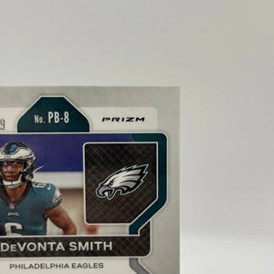 2021 Panini Chronicles Prizm #PB-8 Devonta Smith Black Red Auto /99 Rookie FRENLY BRICKS - Open 7 Days