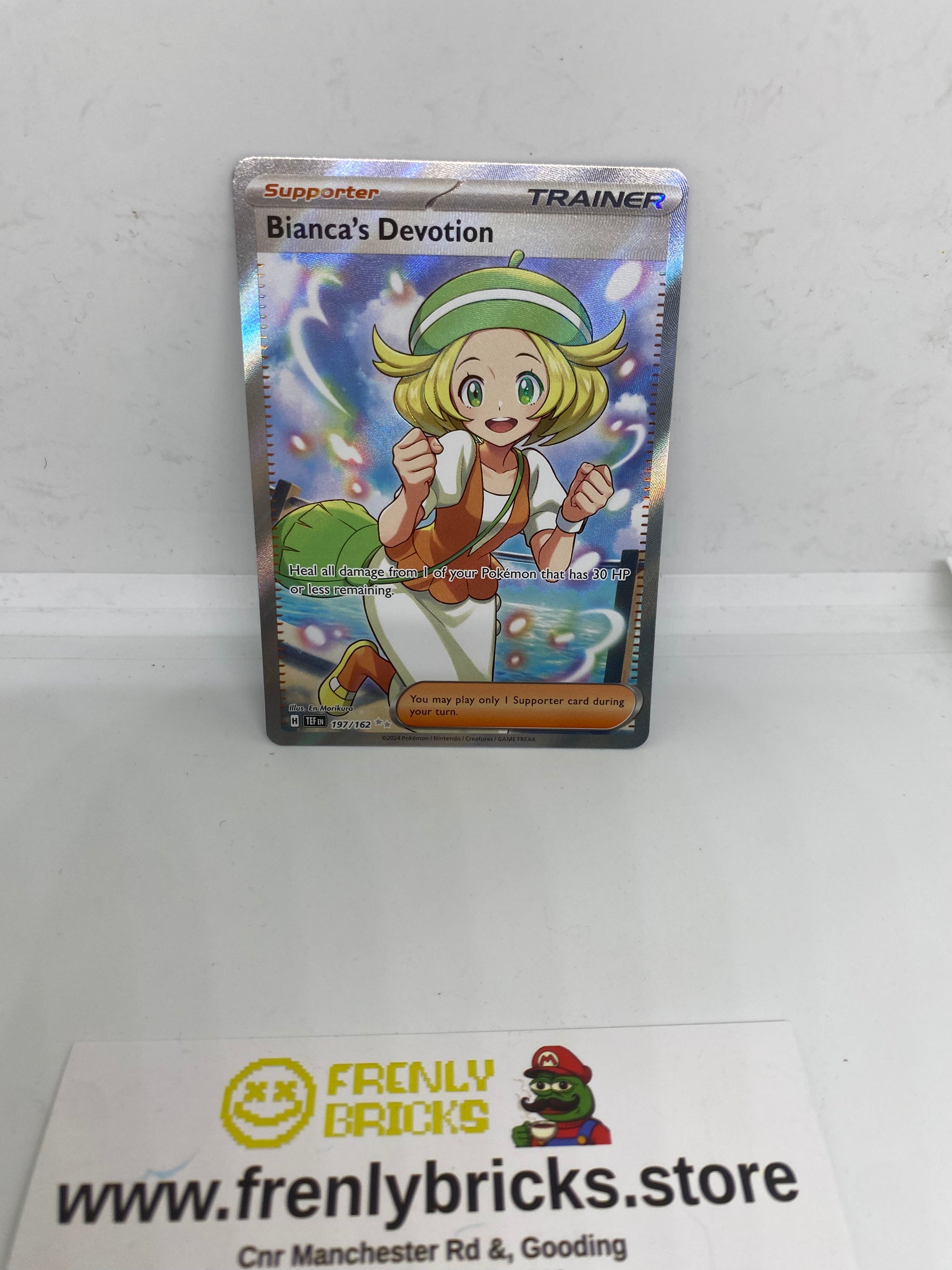Bianca's Devotion 197/162 Temporal Forces Full Art Trainer (LP) FRENLY BRICKS - Open 7 Days