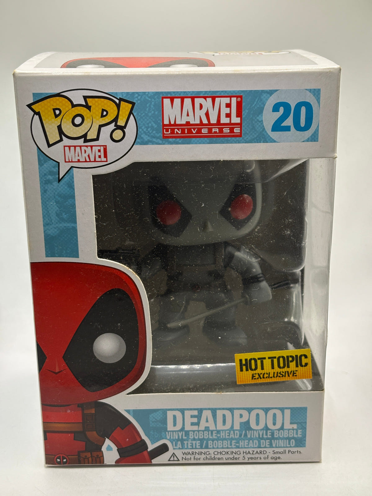 Funko POP! Marvel Universe #20 Deadpool Hot Topic Vinyl Bobble Head image 1