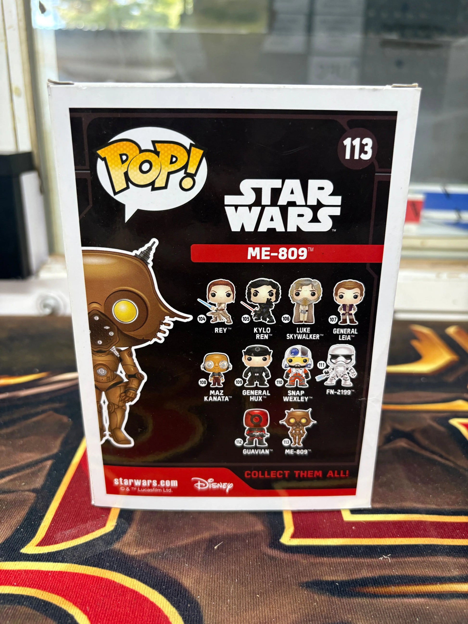 Funko Pop! ME-809 113 Force Awakens Star Wars Disney Vinyl Figure FRENLY BRICKS - Open 7 Days