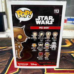 Funko Pop! ME-809 113 Force Awakens Star Wars Disney Vinyl Figure FRENLY BRICKS - Open 7 Days