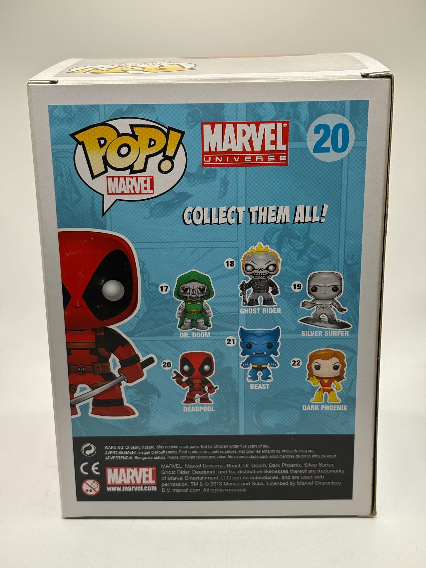 Funko POP! Marvel Universe #20 Deadpool Hot Topic Vinyl Bobble Head FRENLY BRICKS - Open 7 Days