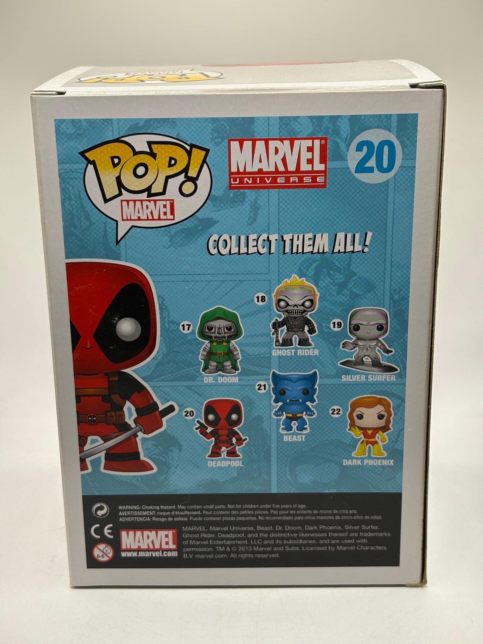 Funko POP! Marvel Universe #20 Deadpool Hot Topic Vinyl Bobble Head FRENLY BRICKS - Open 7 Days