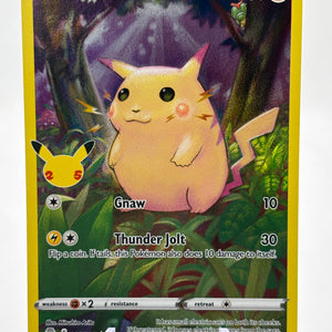 Pokemon TCG Celebrations- Pikachu 005/025 Full Art LP FRENLY BRICKS - Open 7 Days