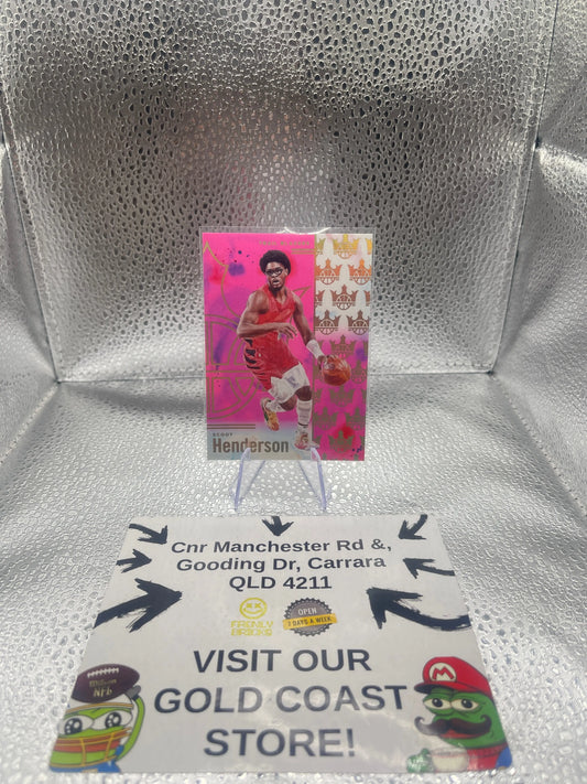 2024-25 Panini Court Kings Scoot Henderson Pink /99 FRENLY BRICKS - Open 7 Days