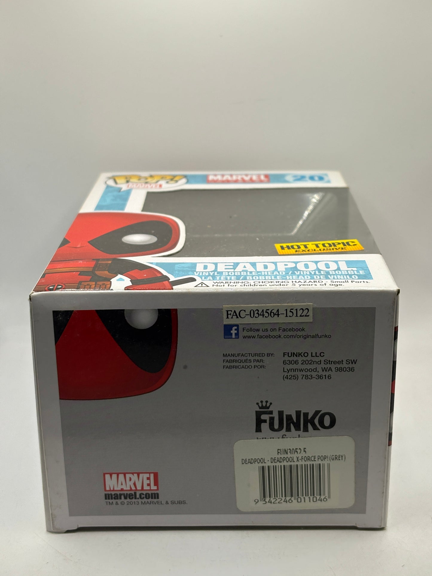 Funko POP! Marvel Universe #20 Deadpool Hot Topic Vinyl Bobble Head FRENLY BRICKS - Open 7 Days