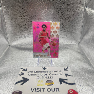 2024-25 Panini Court Kings Scoot Henderson Pink /99 FRENLY BRICKS - Open 7 Days