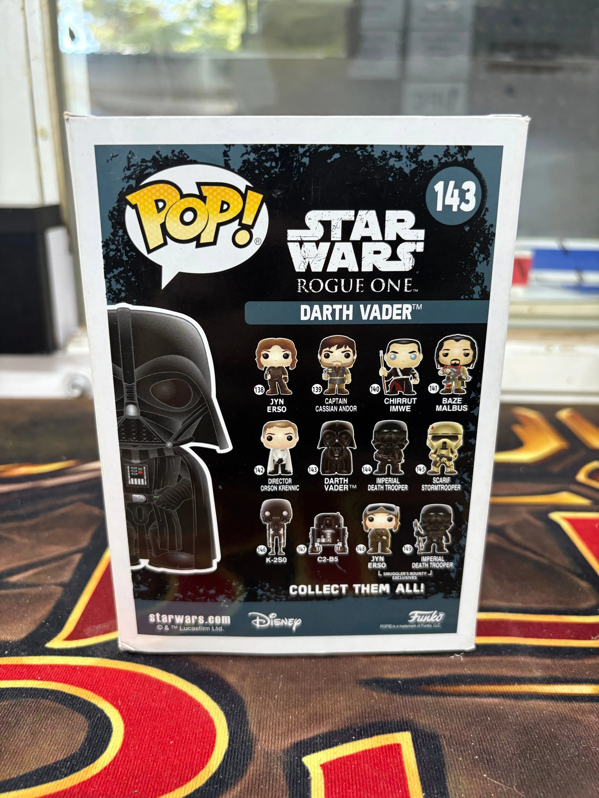 Funko Pop Star Wars Rogue One Darth Vader 143 Pop! #143 Vinyl Bobble-Head FRENLY BRICKS - Open 7 Days