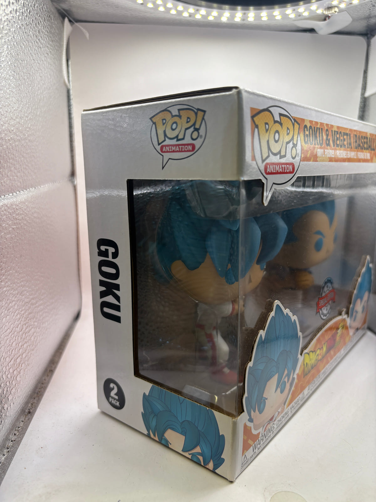 Funko POP! Dragon Ball Super 2 Pack Goku & Vegeta Baseball Special Edition image 3