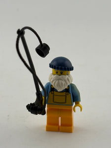 2011 Lego Minifigures Series 3 Retired Fisherman 8803 col037
