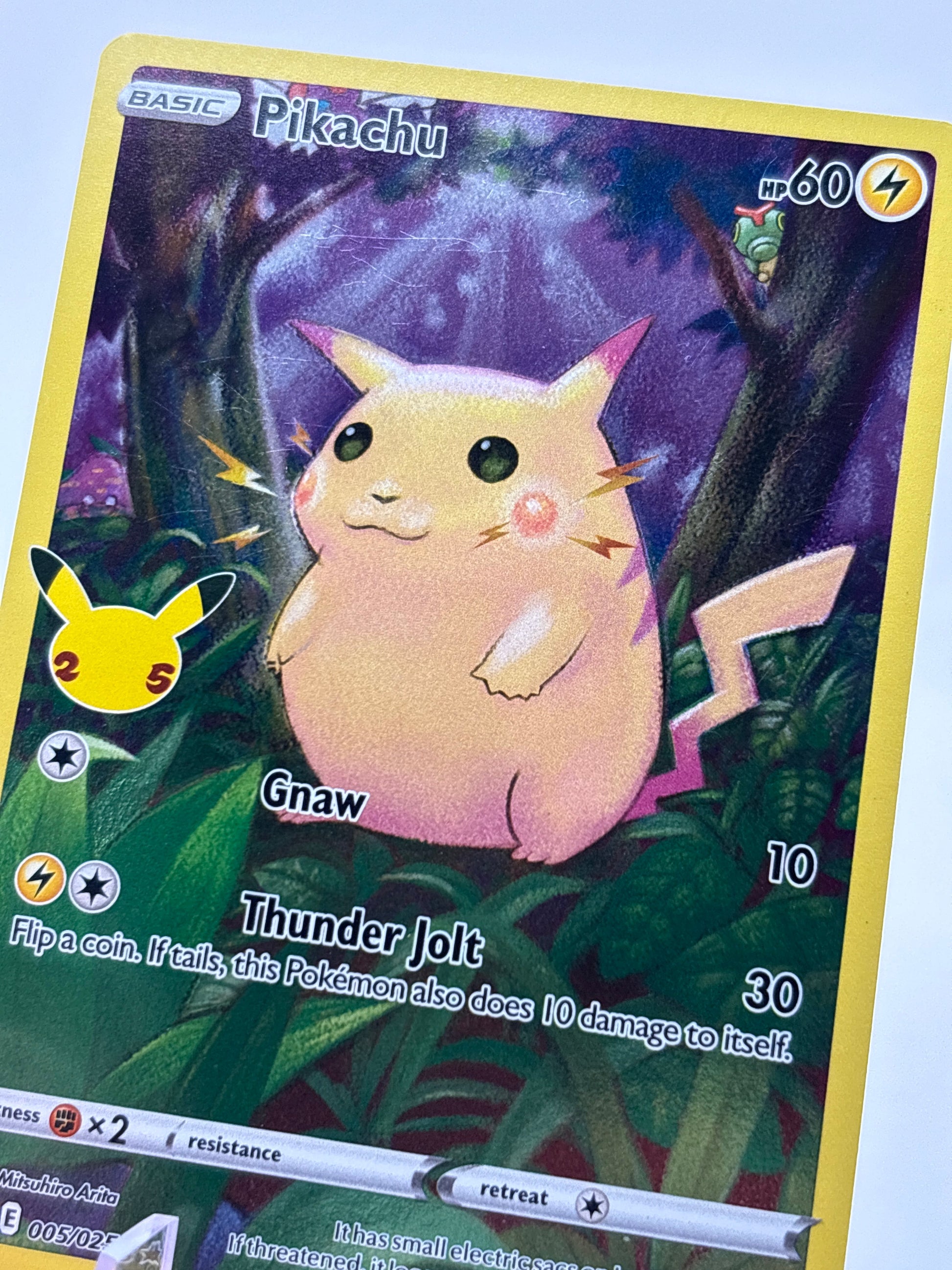 Pokemon TCG Celebrations- Pikachu 005/025 Full Art LP FRENLY BRICKS - Open 7 Days