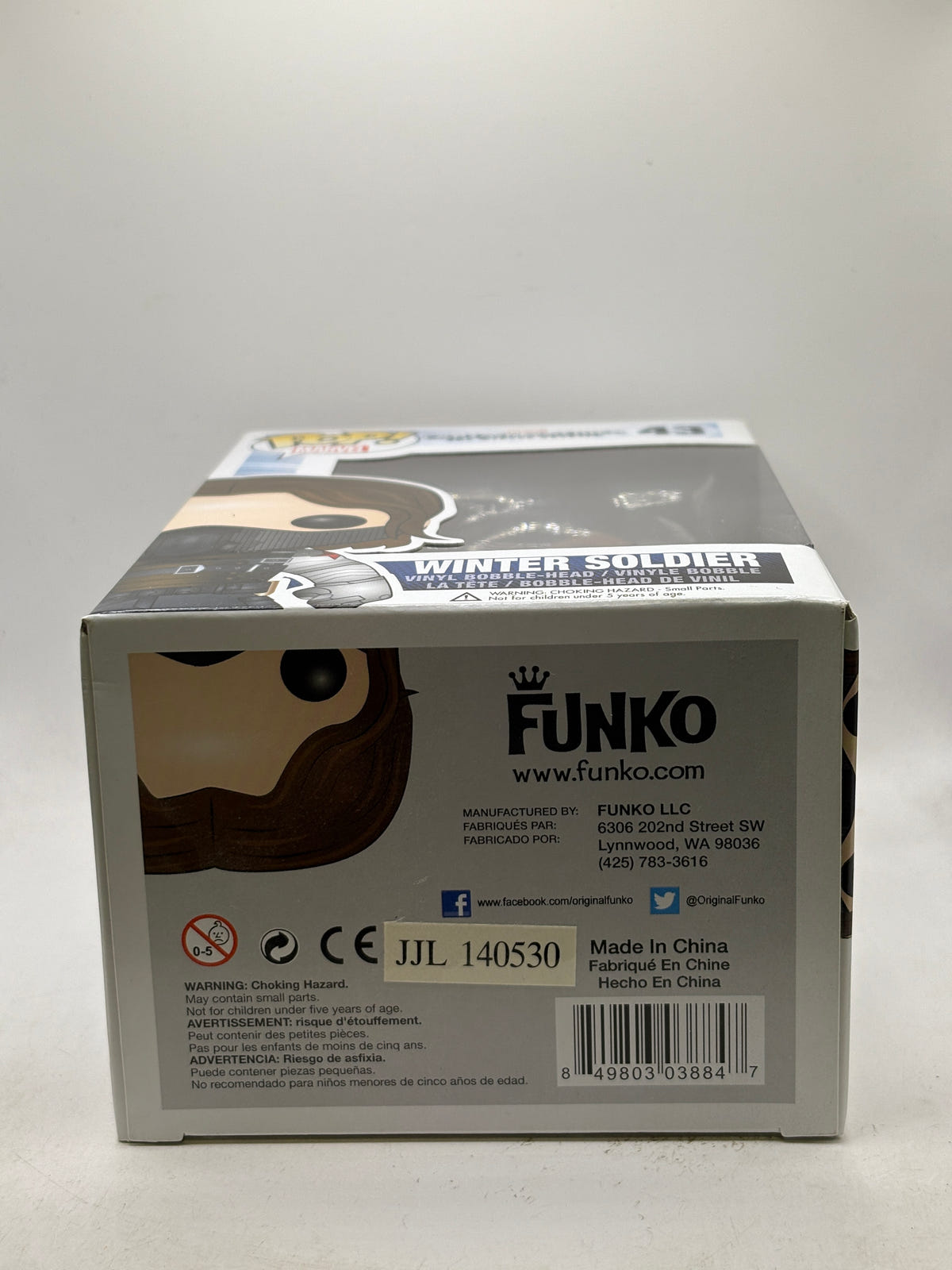 Funko POP! Marvel Captain America #43 Winter Soldier Vinyl Bobble Head image 6