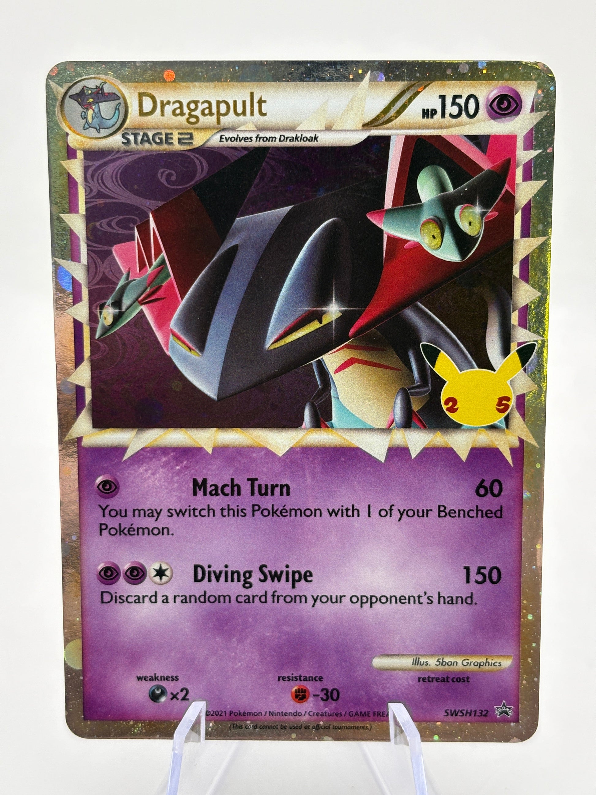 Pokemon TCG Celebrations Promo - Dragapult Prime SWSH132 LP FRENLY BRICKS - Open 7 Days