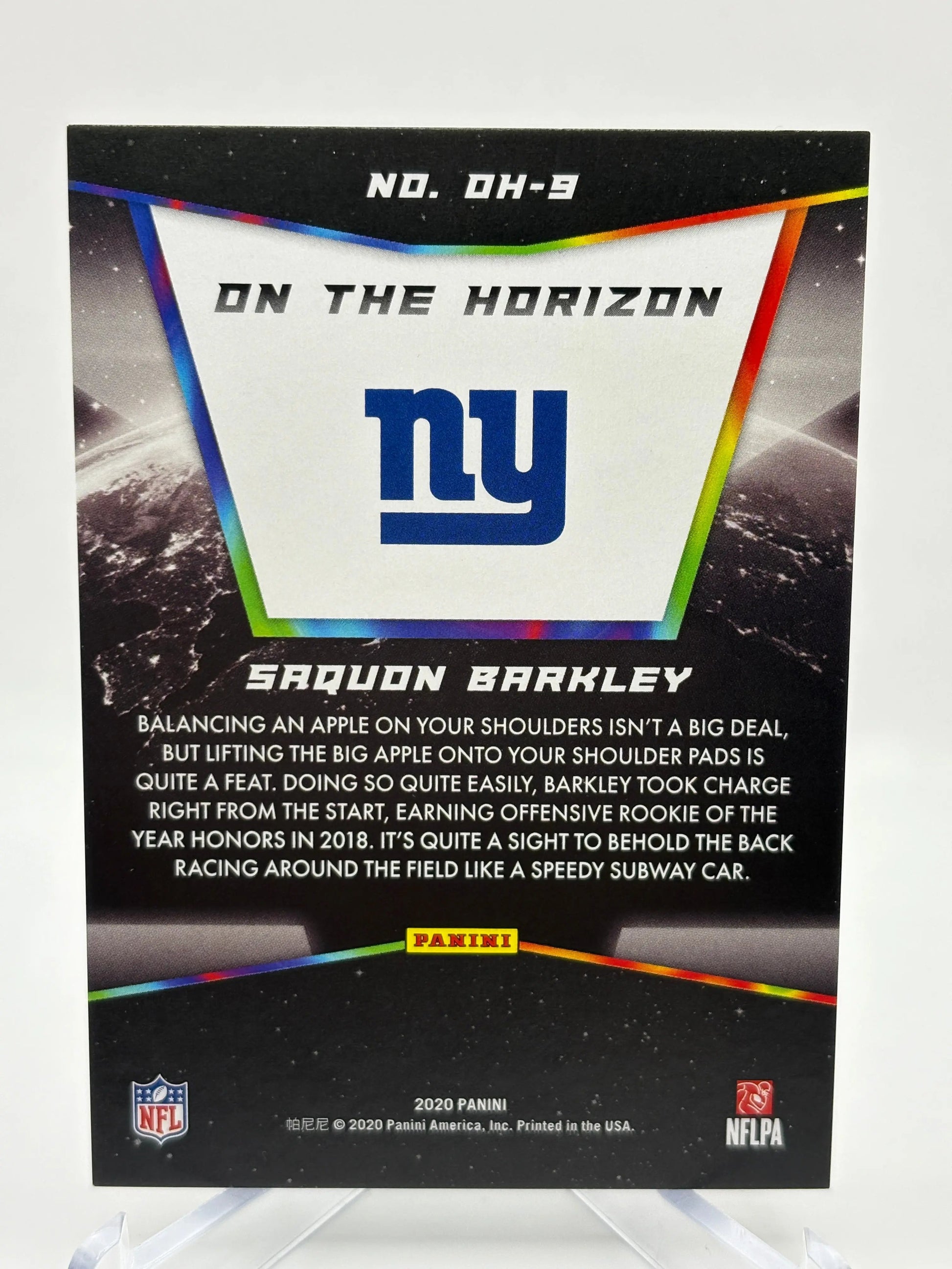 2020 Panini Case Hit #OH-9 Saquon Barkley On The Horizon FRENLY BRICKS - Open 7 Days