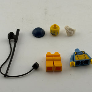 2011 Lego Minifigures Series 3 Retired Fisherman 8803 col037 FRENLY BRICKS - Open 7 Days