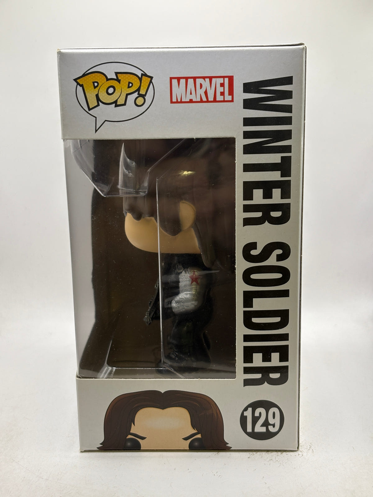 Funko POP! Marvel Civil War #129 Winter Soldier Vinyl Bobble Head image 2