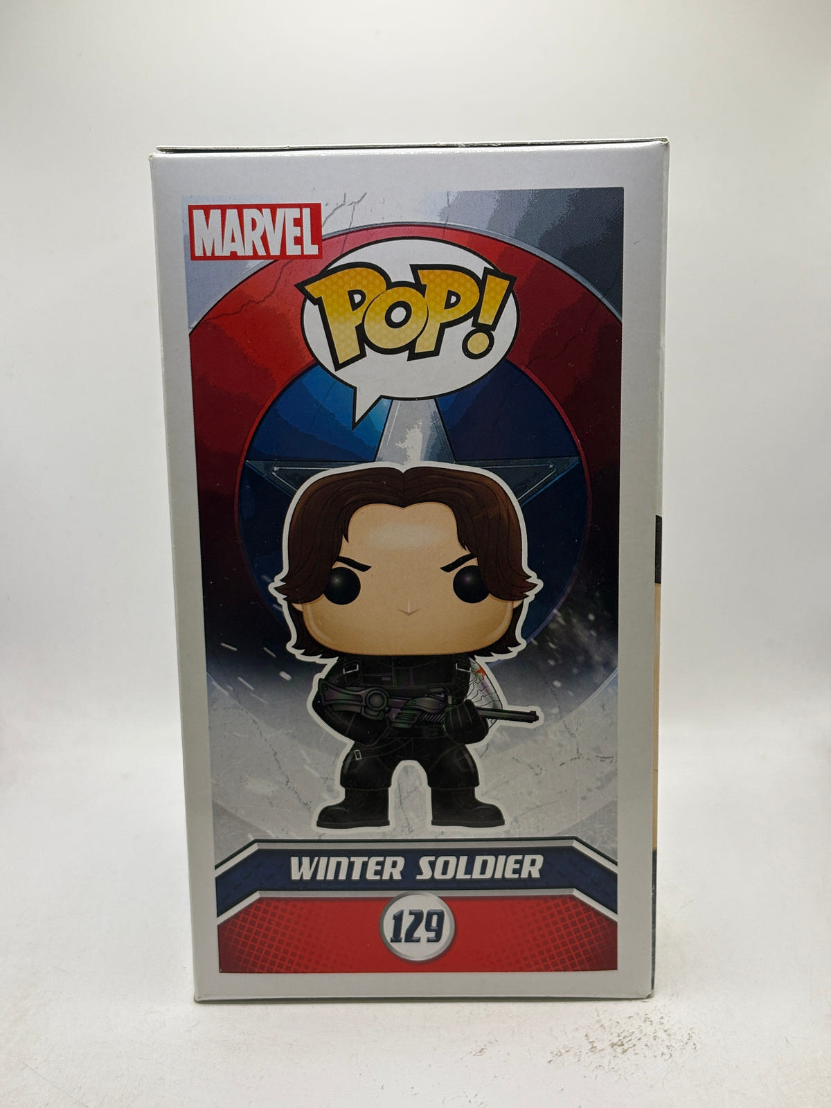 Funko POP! Marvel Civil War #129 Winter Soldier Vinyl Bobble Head image 4
