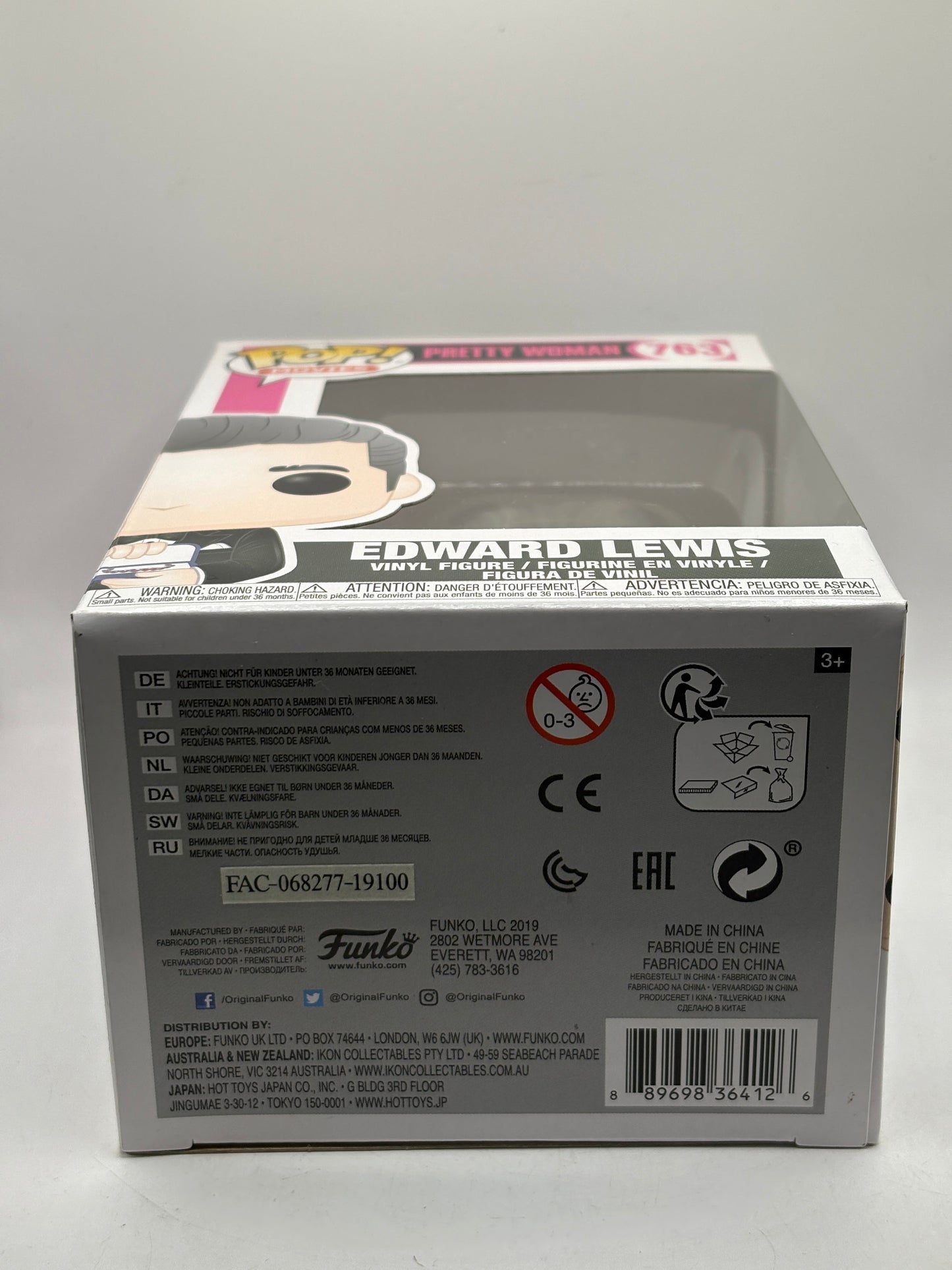Funko POP! Movies Pretty Woman #763 Edward Lewis Vinyl Figure FRENLY BRICKS - Open 7 Days