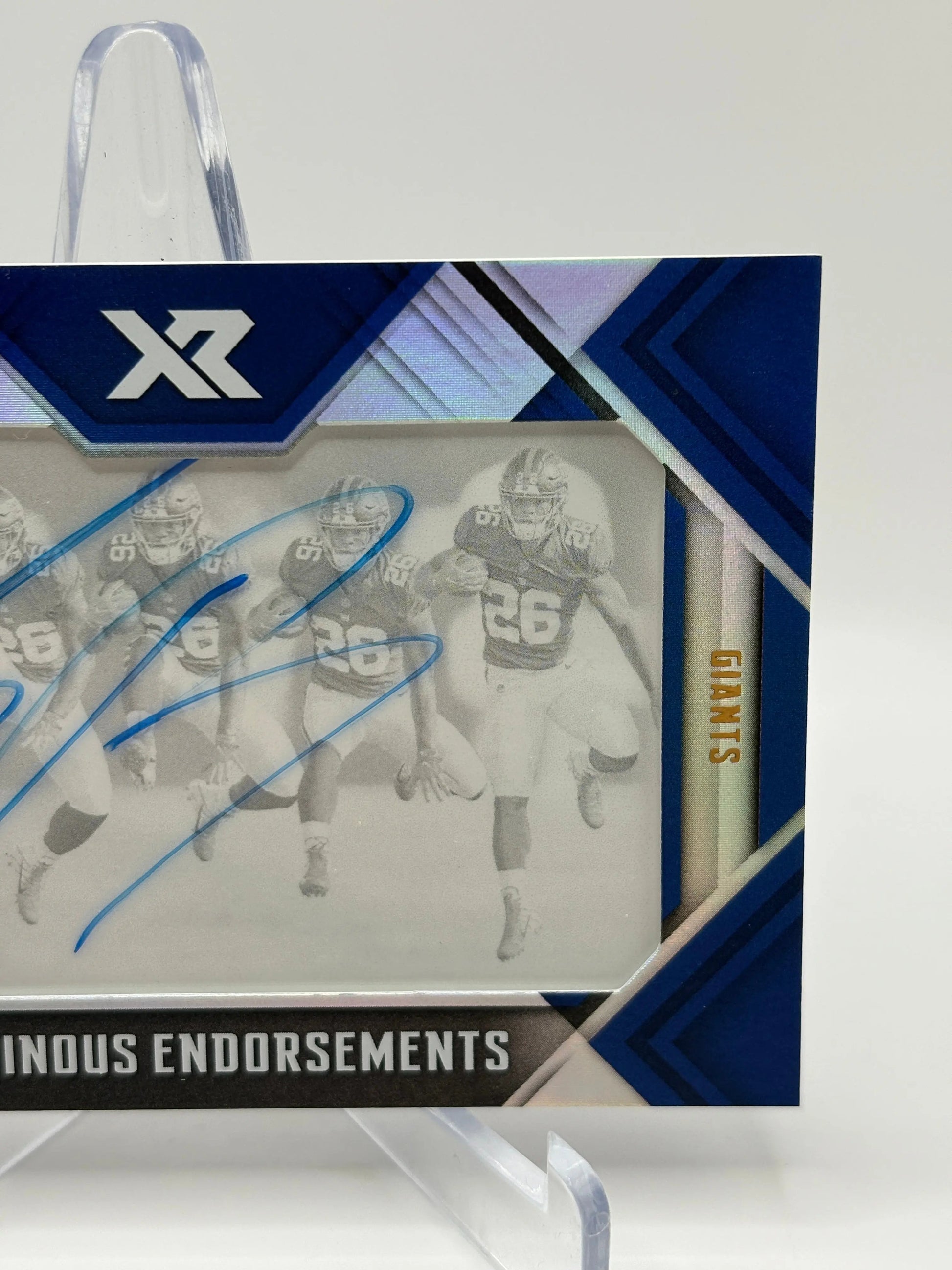 2018 Panini XR Football Saquon Barkley Auto /49 #LE-2 Luminous Endorsements FRENLY BRICKS - Open 7 Days