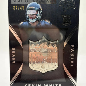 2015 Panini Black Gold #SOA-8 Kevin White /49 Rookie Seal of Approval FRENLY BRICKS - Open 7 Days