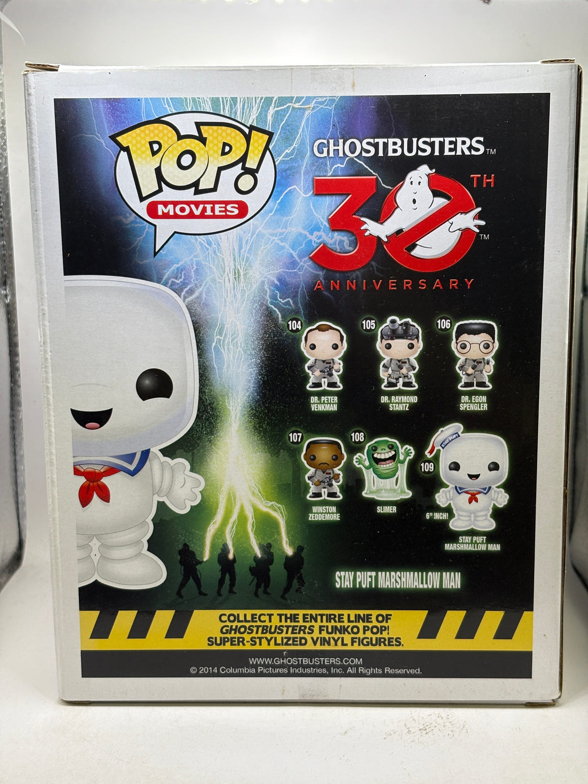 Funko POP! Movies Ghostbusters #109 Stay Puft Marshmallow Man Vinyl Figure image 3