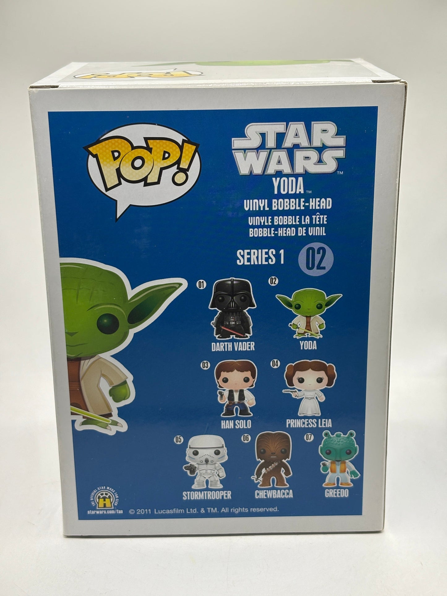 Funko POP! Star Wars #02 Yoda Vinyl Bobble Head 2016 FRENLY BRICKS - Open 7 Days