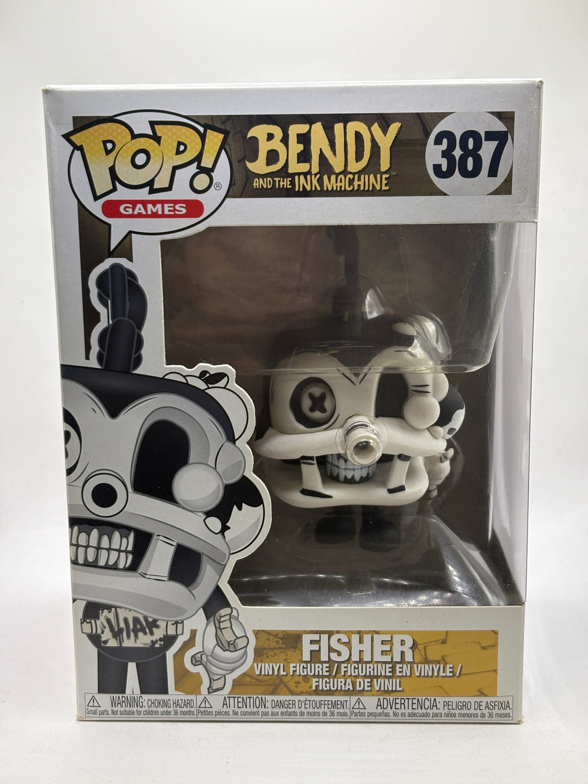 Funko POP! Games Bendy #387 Fisher Vinyl Figure image 1