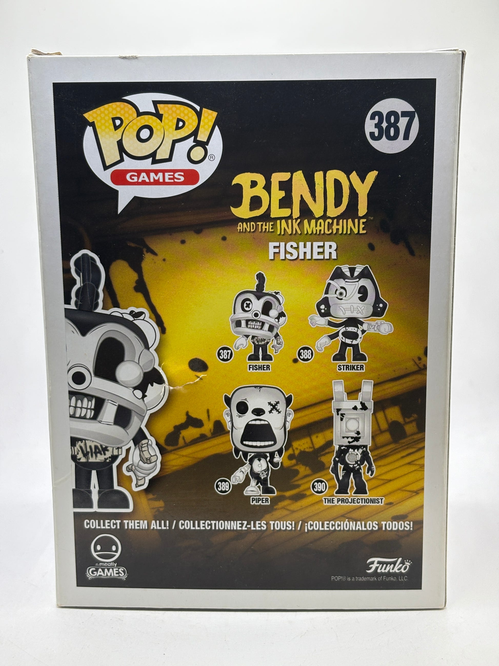 Funko POP! Games Bendy #387 Fisher Vinyl Figure image 3